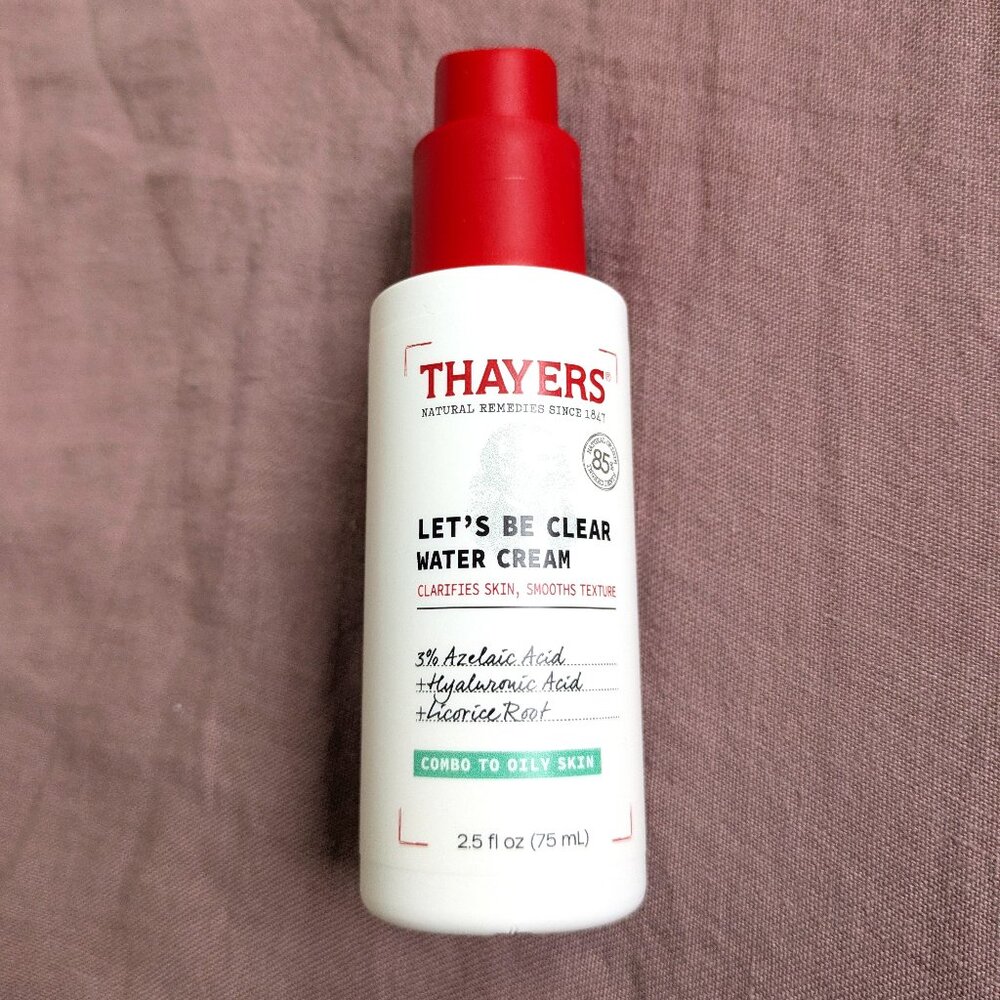 Thayers Let's Be Clear Water Cream Face Cream Combo to Oily Skin NIB